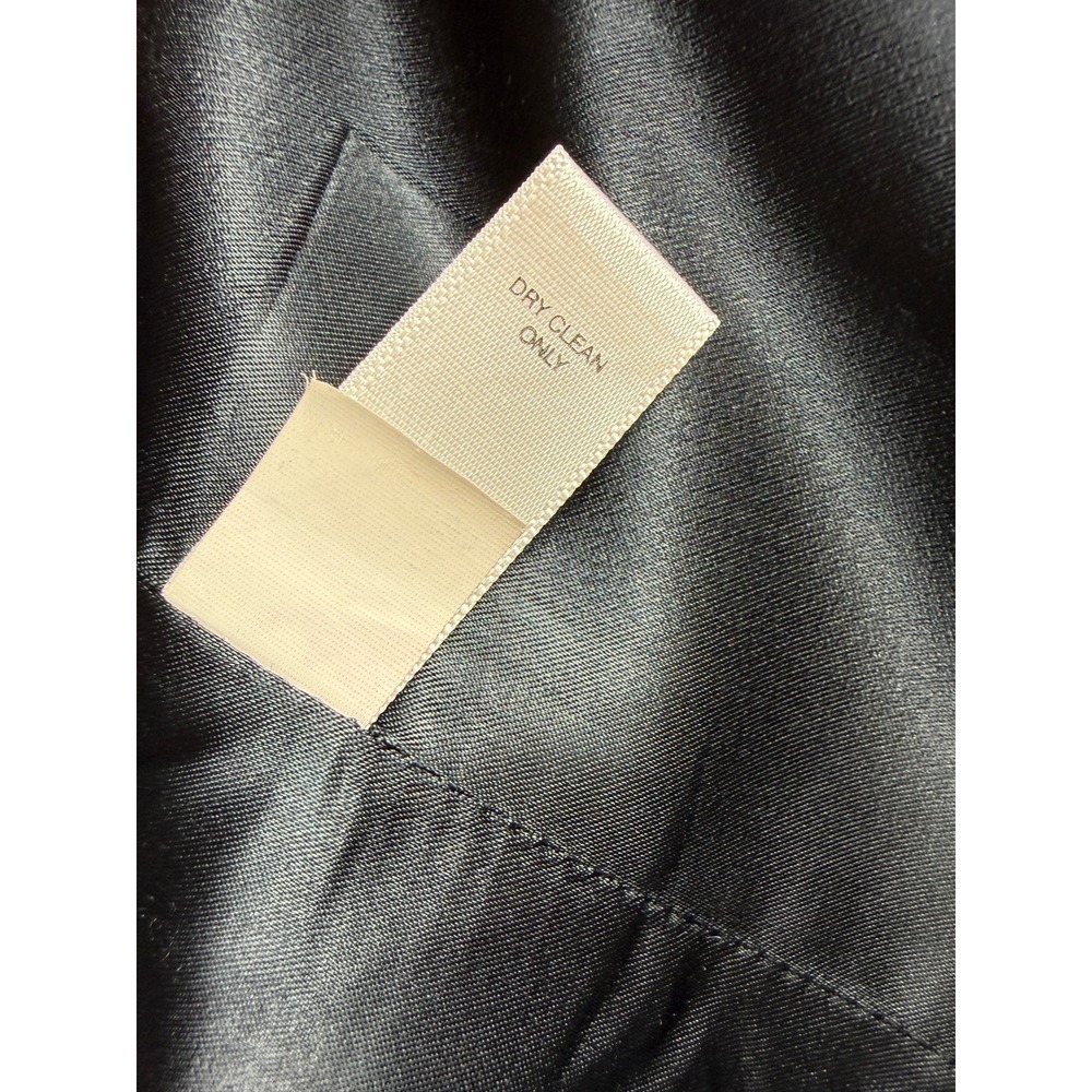 Banana Republic Mens 38R Modern Fit Pinstripe Blazer 100% Wool Navy Blue Jacket - Picture 6 of 12